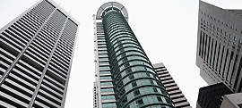 Modern office towers